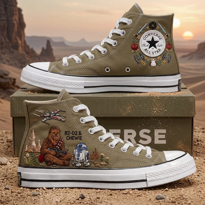Star Wars Hand-Embroidered Converse Chuck Taylor 1970s - All Star Classic