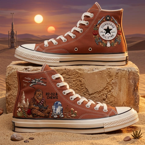 Star Wars Hand-Embroidered Converse Chuck Taylor 1970s - All Star Classic
