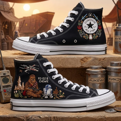 Star Wars Hand-Embroidered Converse Chuck Taylor 1970s - All Star Classic