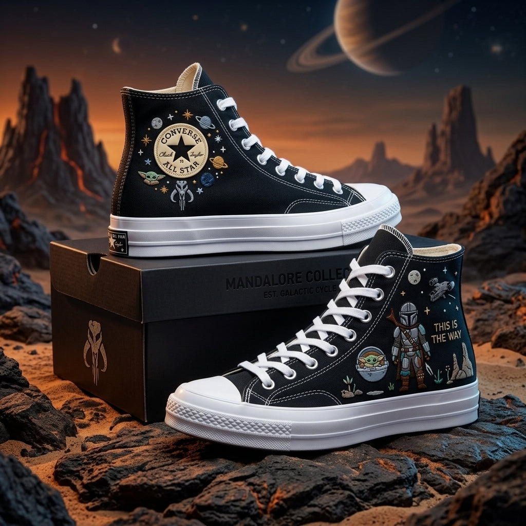Star Wars Hand-Embroidered Converse Chuck Taylor 1970s - All Star Classic