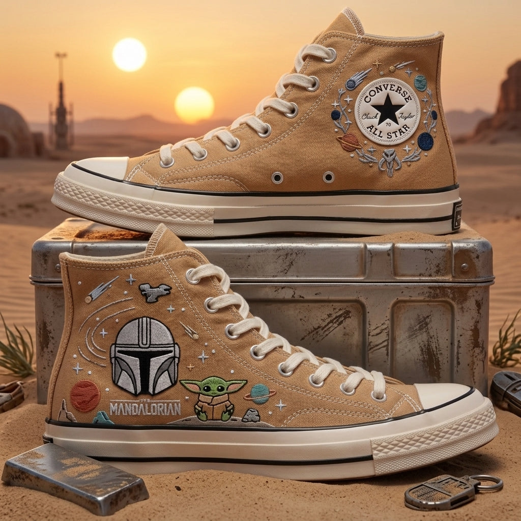 Star Wars Hand-Embroidered Converse Chuck Taylor 1970s - All Star Classic