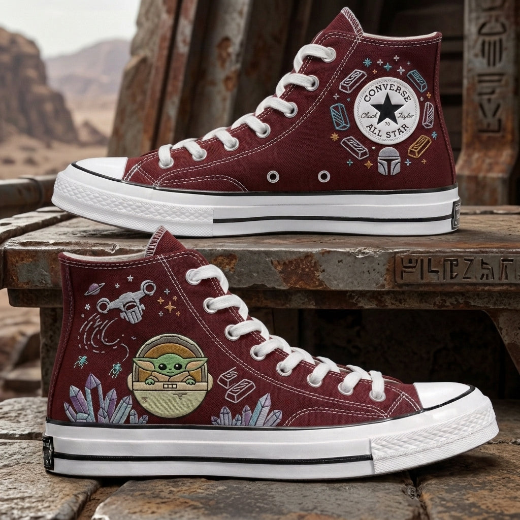 Star Wars Hand-Embroidered Converse Chuck Taylor 1970s - All Star Classic