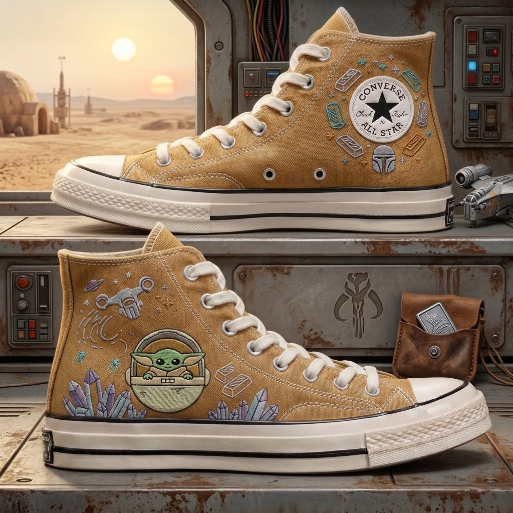 Star Wars Hand-Embroidered Converse Chuck Taylor 1970s - All Star Classic