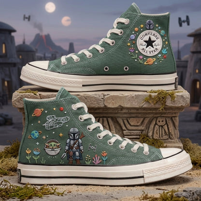 Star Wars Hand-Embroidered Converse Chuck Taylor 1970s - All Star Classic