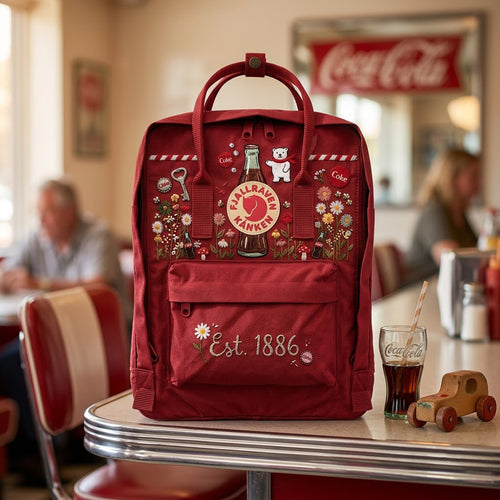 コカ・コーラ フェールラーベン カンケン 手刺繍バックパック