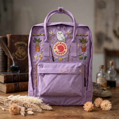 Harry Potter Fjallraven Kanken Hand-Embroidered Backpack