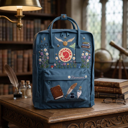 Sac à dos Fjallraven Kanken Harry Potter brodé à la main