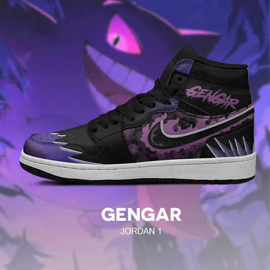 Gengar - Baskets Pokémon AJ1 à Logo en Relief - L74JBOEG