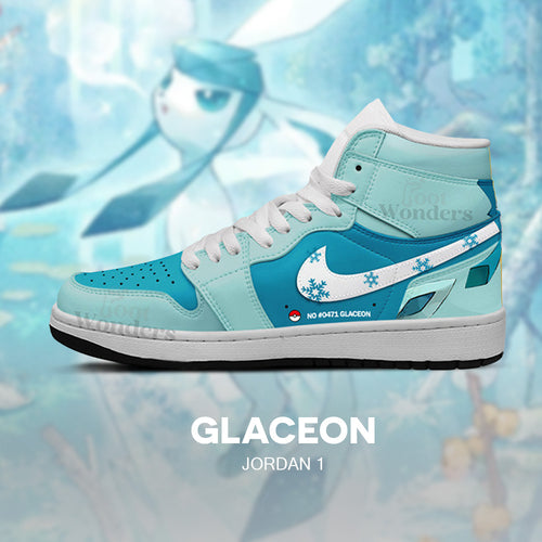 Glaceon - Pokémon AJ1 Embossed Logo Sneakers - 47O55CW0