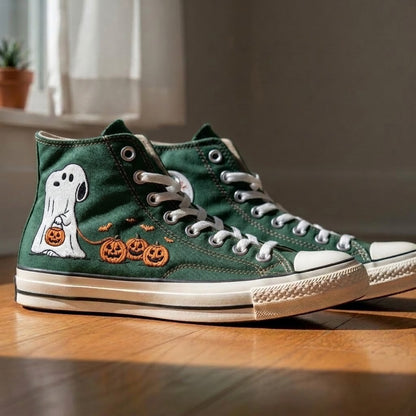 Snoopy Converse Chuck Taylor 1970 brodées à la main - All Star Classiques - AZ26010801