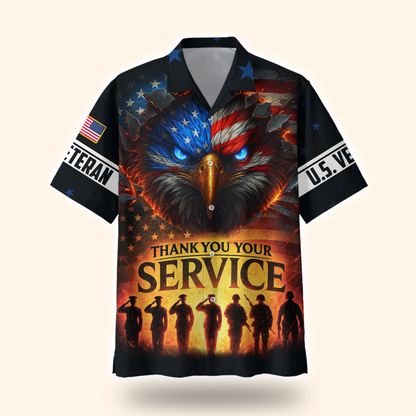 American Eagle Hoodie – Thank You For Your Service Veteran Gift