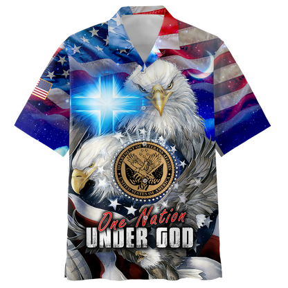 One nation under God- All Over Prints Hoodie Shirt