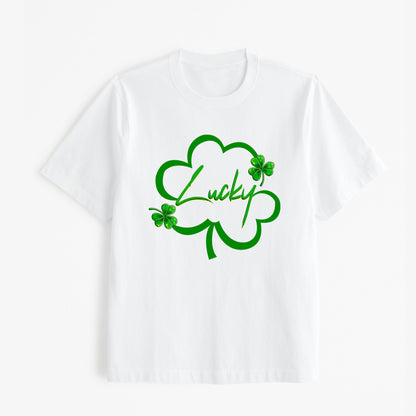 Lucky St. Patricks Day Tees Irish Clover, easychoo.com