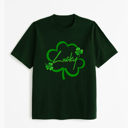 Lucky St. Patricks Day Tees Irish Clover, easychoo.com