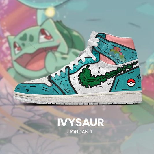 フシギソウ - ポケモン AJ1 エンボスロゴ スニーカー - QSZJRWKH