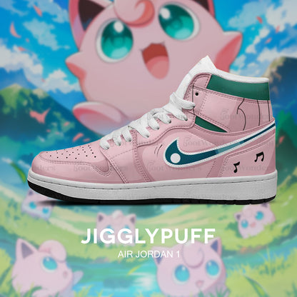 Jigglypuff - Pokémon AJ1 Sneakers mit geprägtem Logo - AZ26100362
