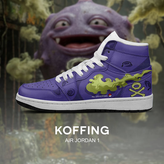 Koffing - ポケモン AJ1 エンボスロゴスニーカー - AZ26100363