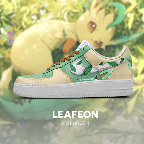 Leafeon - Pokémon AF1 Embossed Logo Sneakers - BQ4YUQVB