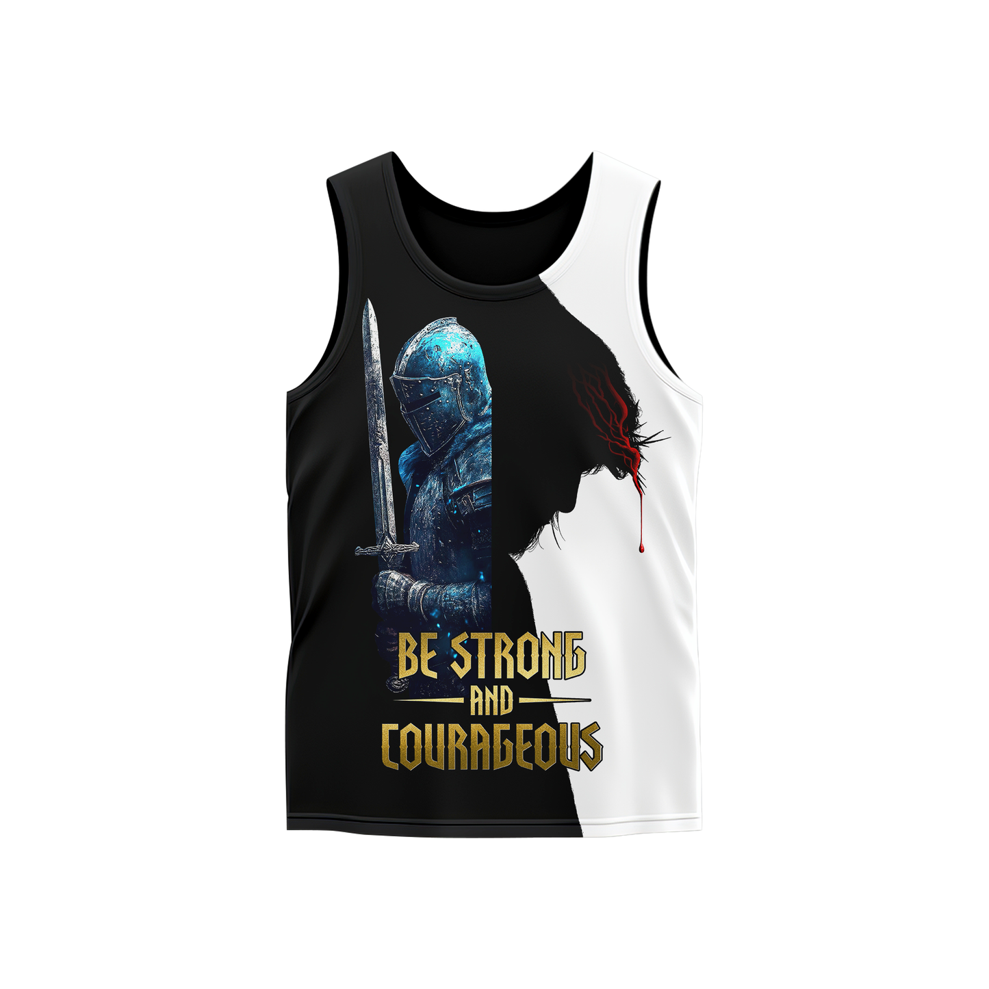 Be Strong and Courageous Christian Hoodie – Faith Warrior Zip Up Sweatshirt