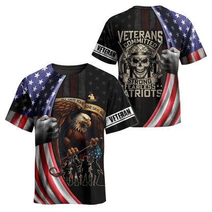 U.S. Veteran Hoodie – Strong Fearless Patriots Zip Up Jacket