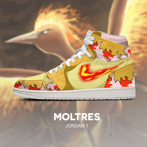 Moltres - Baskets Pokémon AJ1 Logo en relief - BIP90KZR