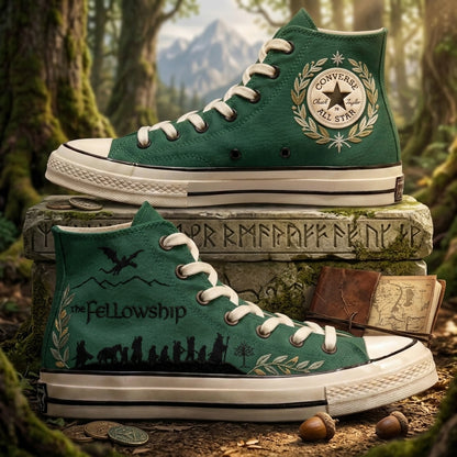 The Lord Of The Rings Hand-Embroidered Converse Chuck Taylor 1970s – All Star Classic