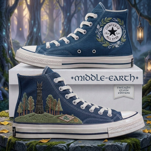 The Lord Of The Rings Hand-Embroidered Converse Chuck Taylor 1970s – All Star Classic