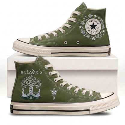 The Lord Of The Rings Hand-Embroidered Converse Chuck Taylor 1970s – All Star Classic