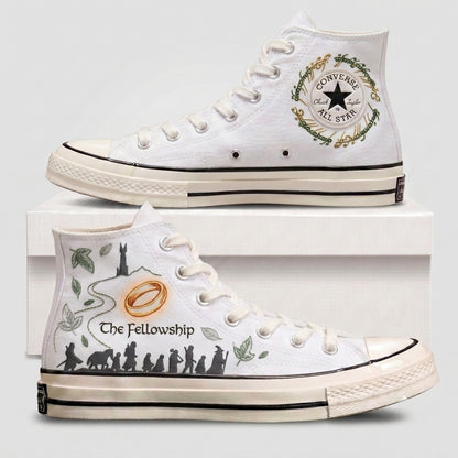 The Lord Of The Rings Hand-Embroidered Converse Chuck Taylor 1970s – All Star Classic