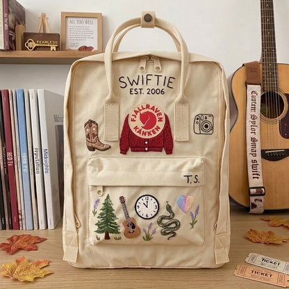 Taylor Swift Fjallraven Kanken Hand-Embroidered Backpack
