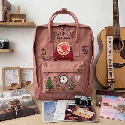 Taylor Swift Fjallraven Kanken Hand-Embroidered Backpack