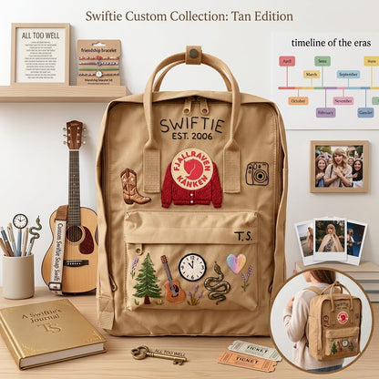 Taylor Swift Fjallraven Kanken Hand-Embroidered Backpack