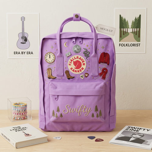 Taylor Swift Fjallraven Kanken Hand-Embroidered Backpack
