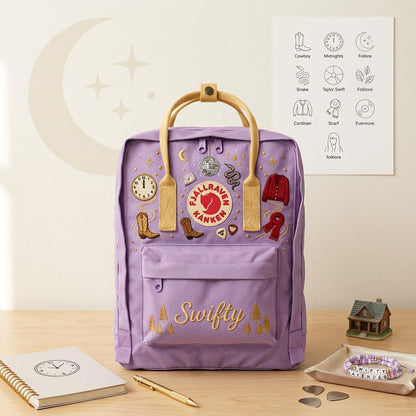 Taylor Swift Fjallraven Kanken Hand-Embroidered Backpack
