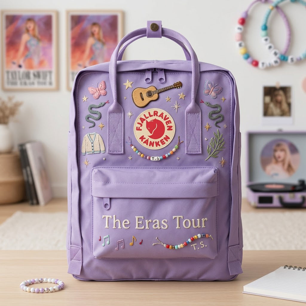 Taylor Swift Fjallraven Kanken Hand-Embroidered Backpack