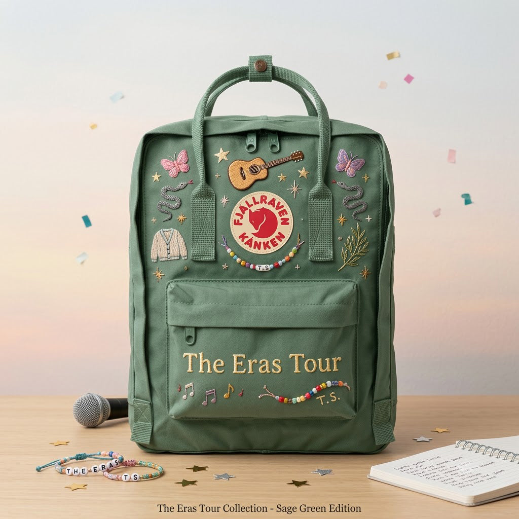 Taylor Swift Fjallraven Kanken Hand-Embroidered Backpack
