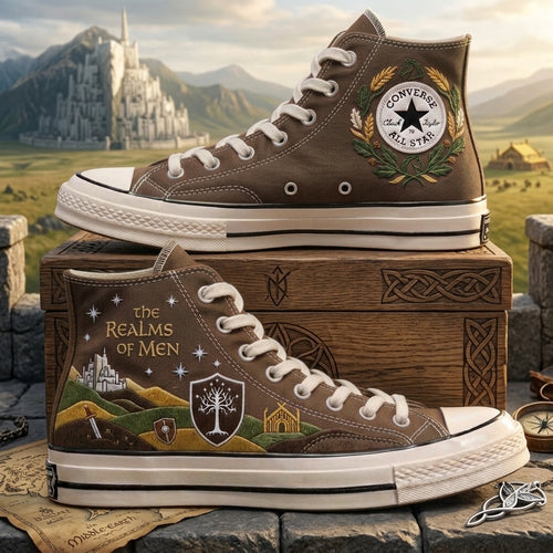 The Lord Of The Rings Hand-Embroidered Converse Chuck Taylor 1970s – All Star Classic