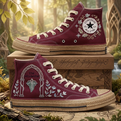 The Lord Of The Rings Hand-Embroidered Converse Chuck Taylor 1970s – All Star Classic