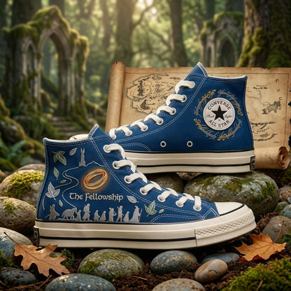 The Lord Of The Rings Hand-Embroidered Converse Chuck Taylor 1970s – All Star Classic