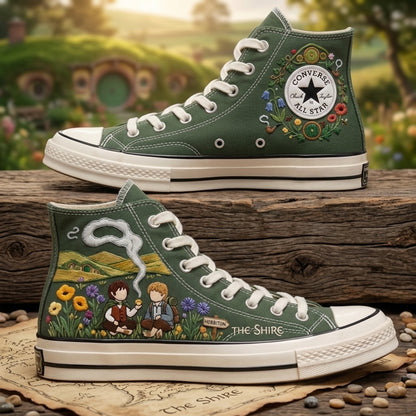 The Lord Of The Rings Hand-Embroidered Converse Chuck Taylor 1970s – All Star Classic
