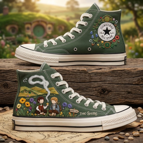 The Lord Of The Rings Hand-Embroidered Converse Chuck Taylor 1970s – All Star Classic