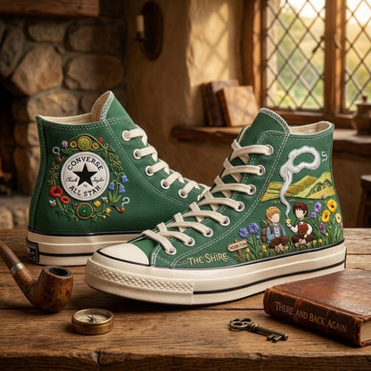 The Lord Of The Rings Hand-Embroidered Converse Chuck Taylor 1970s – All Star Classic