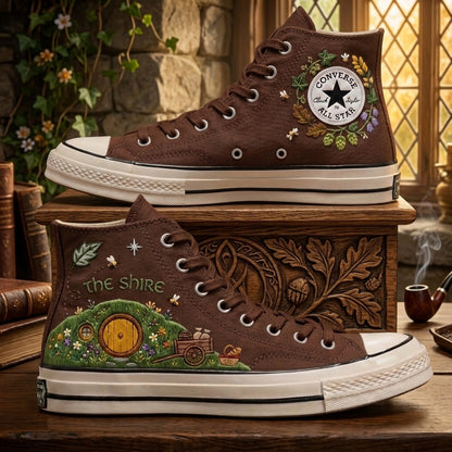 The Lord Of The Rings Hand-Embroidered Converse Chuck Taylor 1970s – All Star Classic