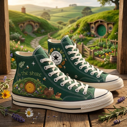 The Lord Of The Rings Hand-Embroidered Converse Chuck Taylor 1970s – All Star Classic