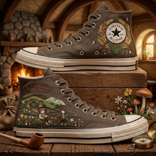 The Lord Of The Rings Hand-Embroidered Converse Chuck Taylor 1970s – All Star Classic