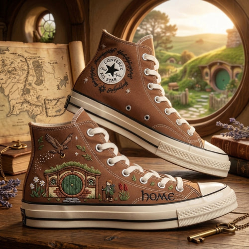 The Lord Of The Rings Hand-Embroidered Converse Chuck Taylor 1970s – All Star Classic