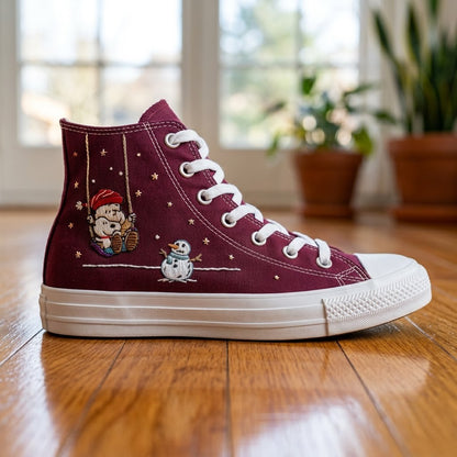 Snoopy Converse Chuck Taylor 1970 brodé à la main - All Star Classique - AZ26030833