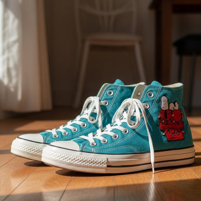 Converse Chuck Taylor 1970s Snoopy brodées à la main - All Star Classic - AZ26030834