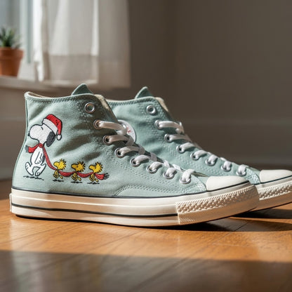 Snoopy Converse Chuck Taylor 1970 brodées à la main - All Star Classic - AZ26030839