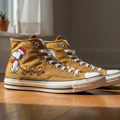 Snoopy Converse Chuck Taylor 1970 brodées à la main - All Star Classic - AZ26030839